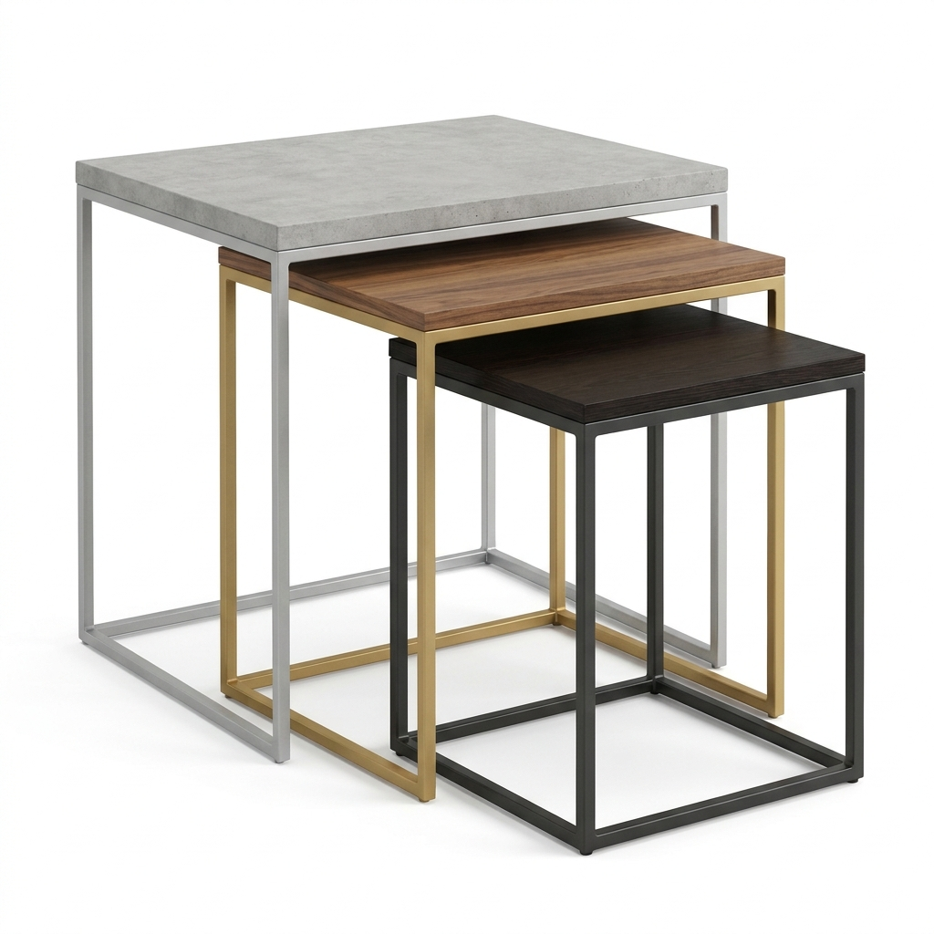 Nesting Buﬀet Table